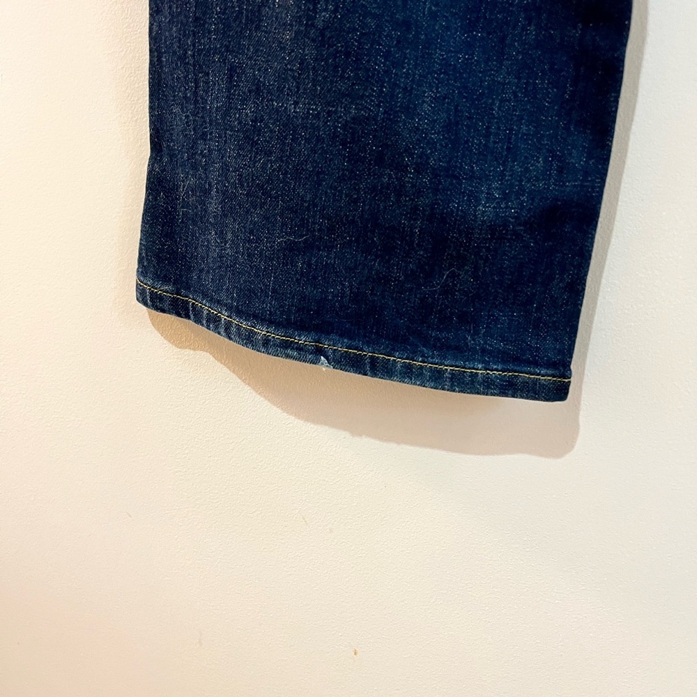 Banana Republic Dark Blue Flare Jeans Long Length - Picture 6 of 8